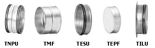 Coupling (safe):TNPU-Male coupling, safeTMF-Female couplingTESU-End cower,safeTEPF-End capTILU-Take off, without radius, safe